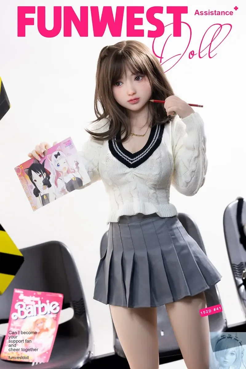 Funwest 152cm D Cup TPE Sex Doll Amy In White view 4