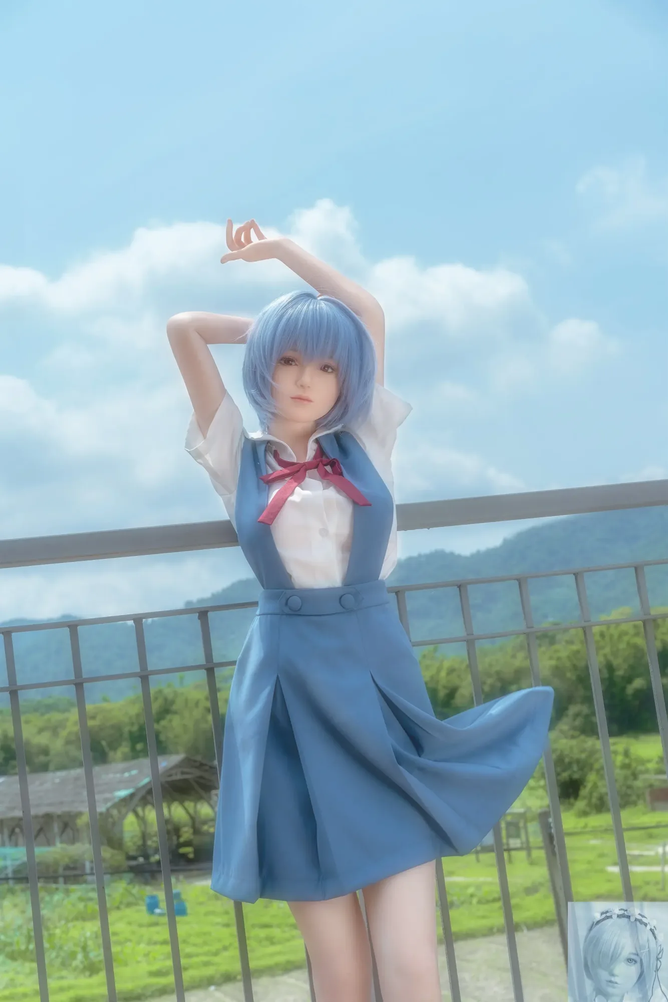 Game Lady Full Silicone 156CM A Cup Rei Ayanami view 5