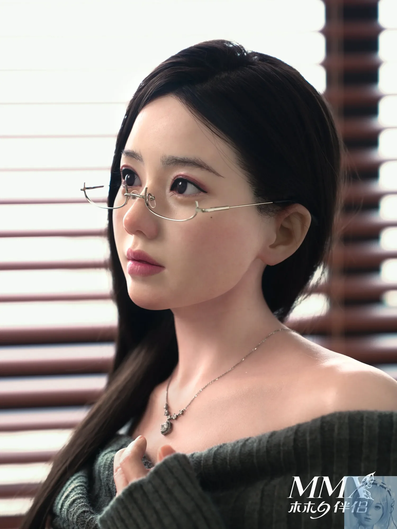 MMXDoll 153cm C Cup Full Silicone Sex Doll MengHan One Piece Body view 3