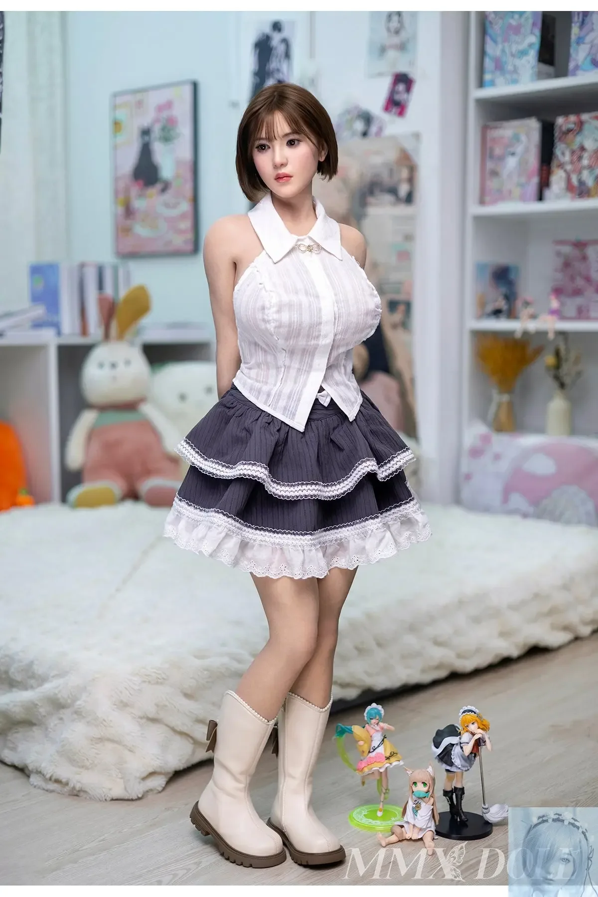 MMXDoll 120cm B Cup Full Silicone Sex Doll MengYue view 4