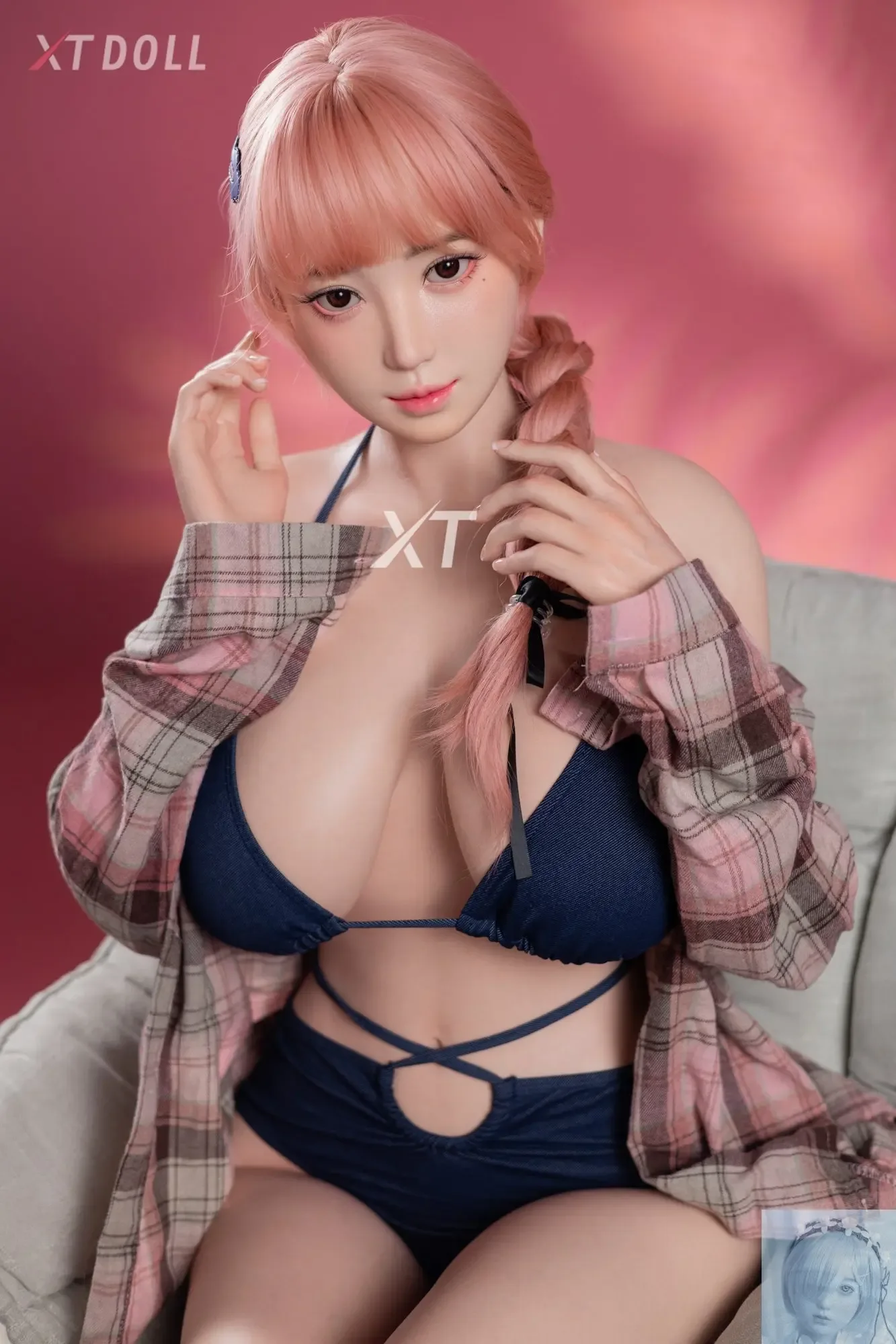 XT Doll 160cm 5ft3 H Cup Grace Silicone Sex Doll view 4