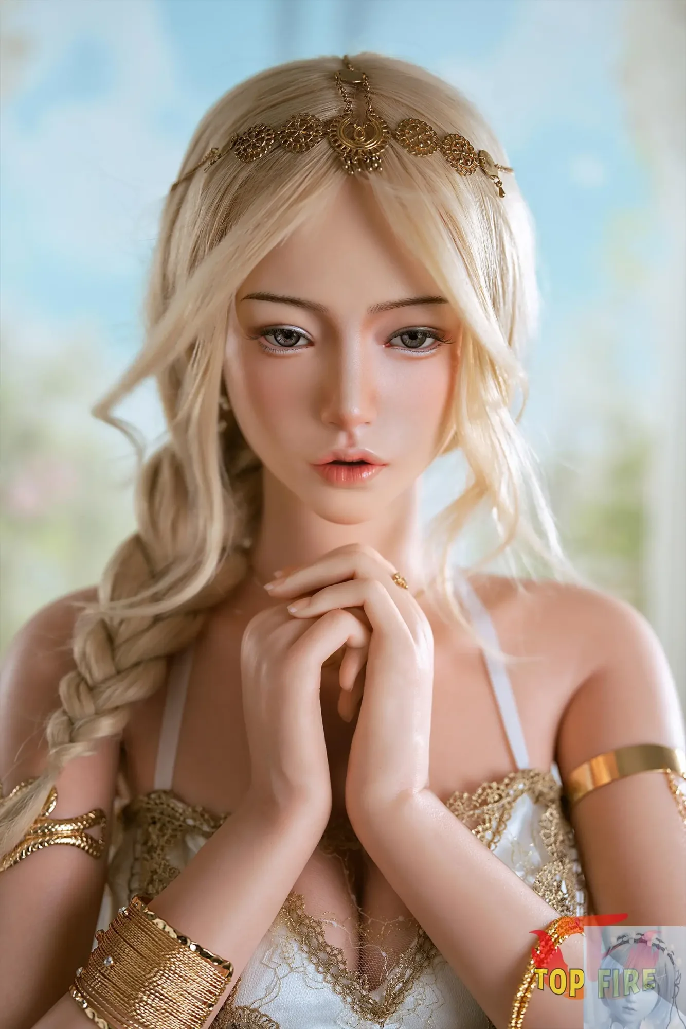TopFire 164cm B Cup Full Silicone Sex Doll Victoria view 2