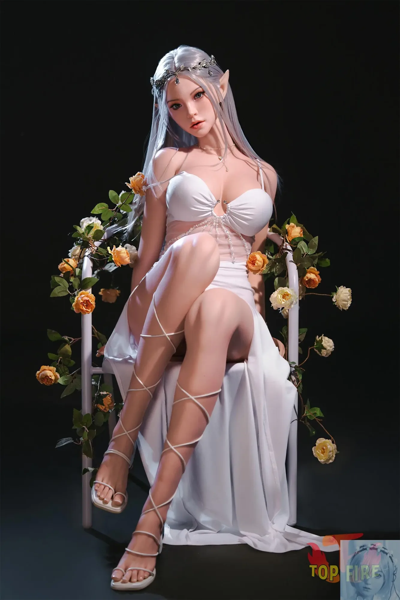 TopFire 165cm C Cup Full Silicone Sex Doll Lorna view 7