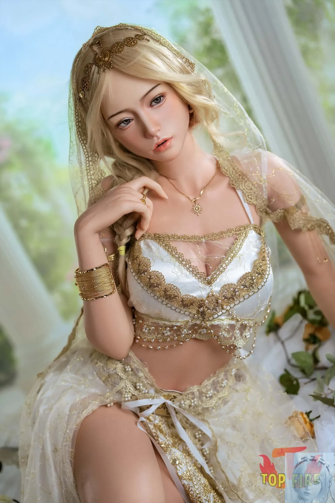 TopFire 164cm B Cup Full Silicone Sex Doll Victoria view 8