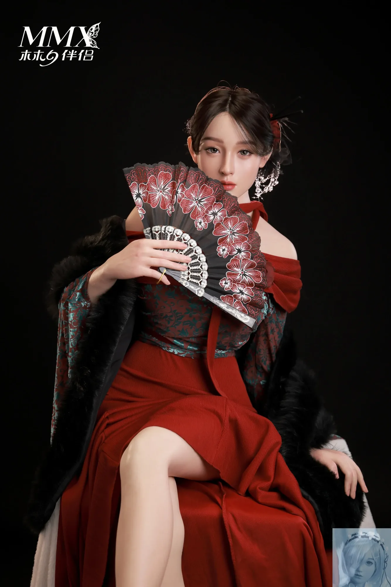 MMXDoll 163cm D Cup Full Silicone Sex Doll MenQi Enhanced Makeup view 3