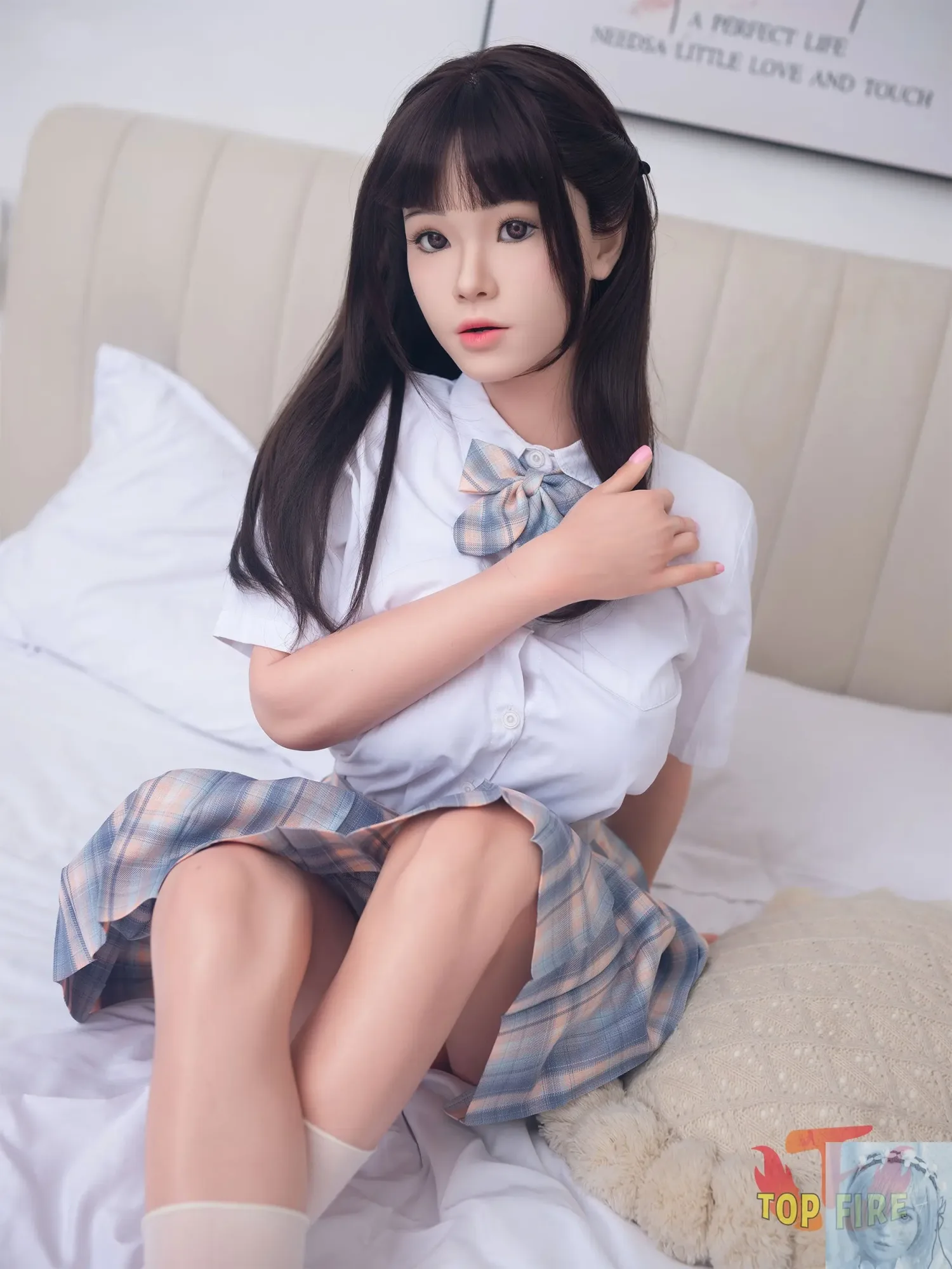 TopFire 158cm D Cup Full Silicone Sex Doll Sharon view 2