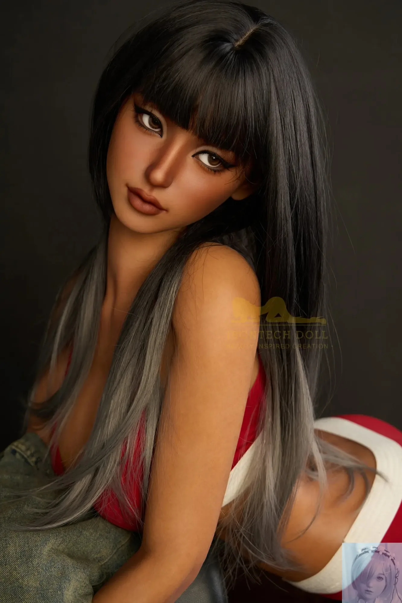 IronTech 161cm Silicone F Cup Sex Doll S14 Dark Tan view 7