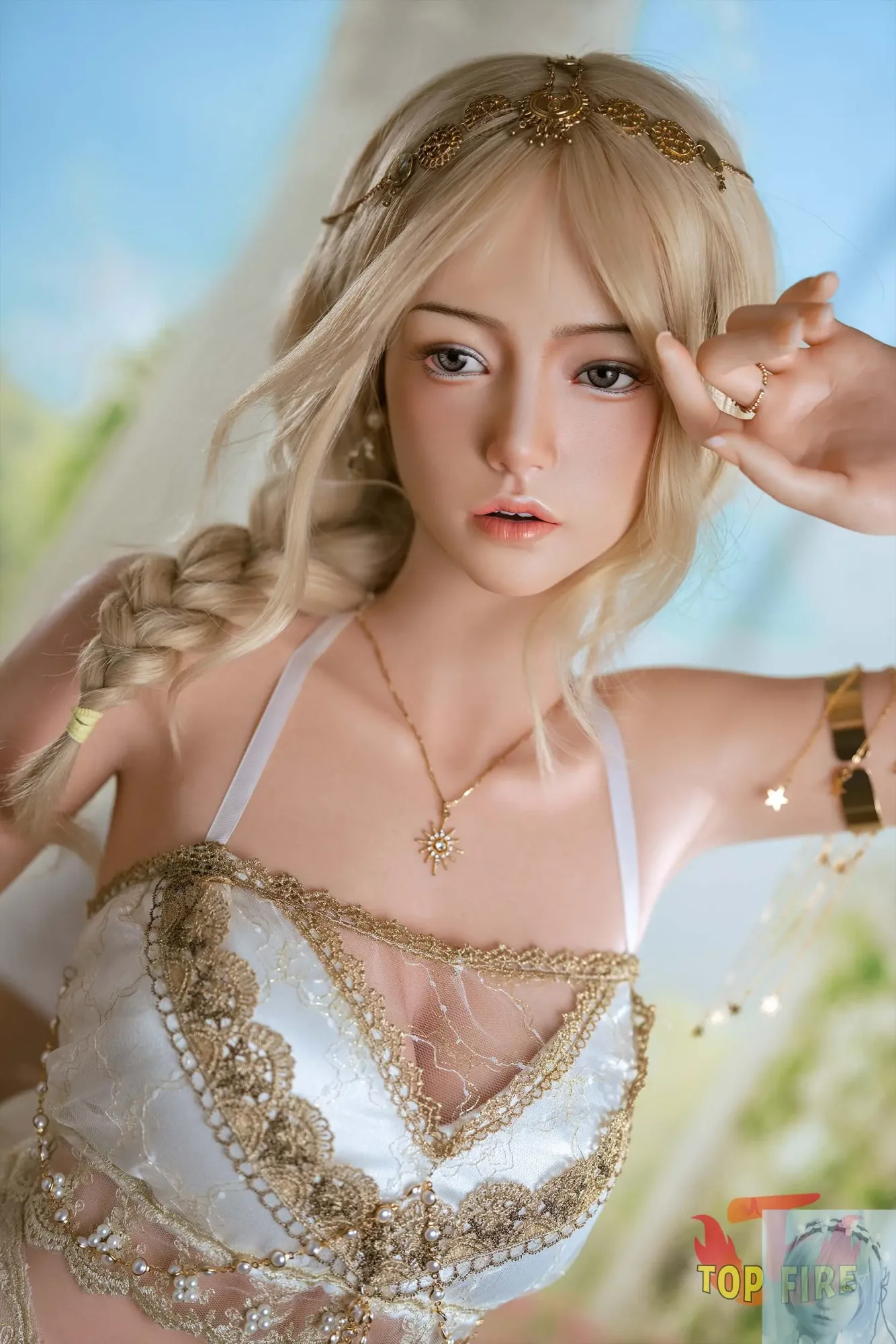 TopFire 164cm B Cup Full Silicone Sex Doll Victoria view 6