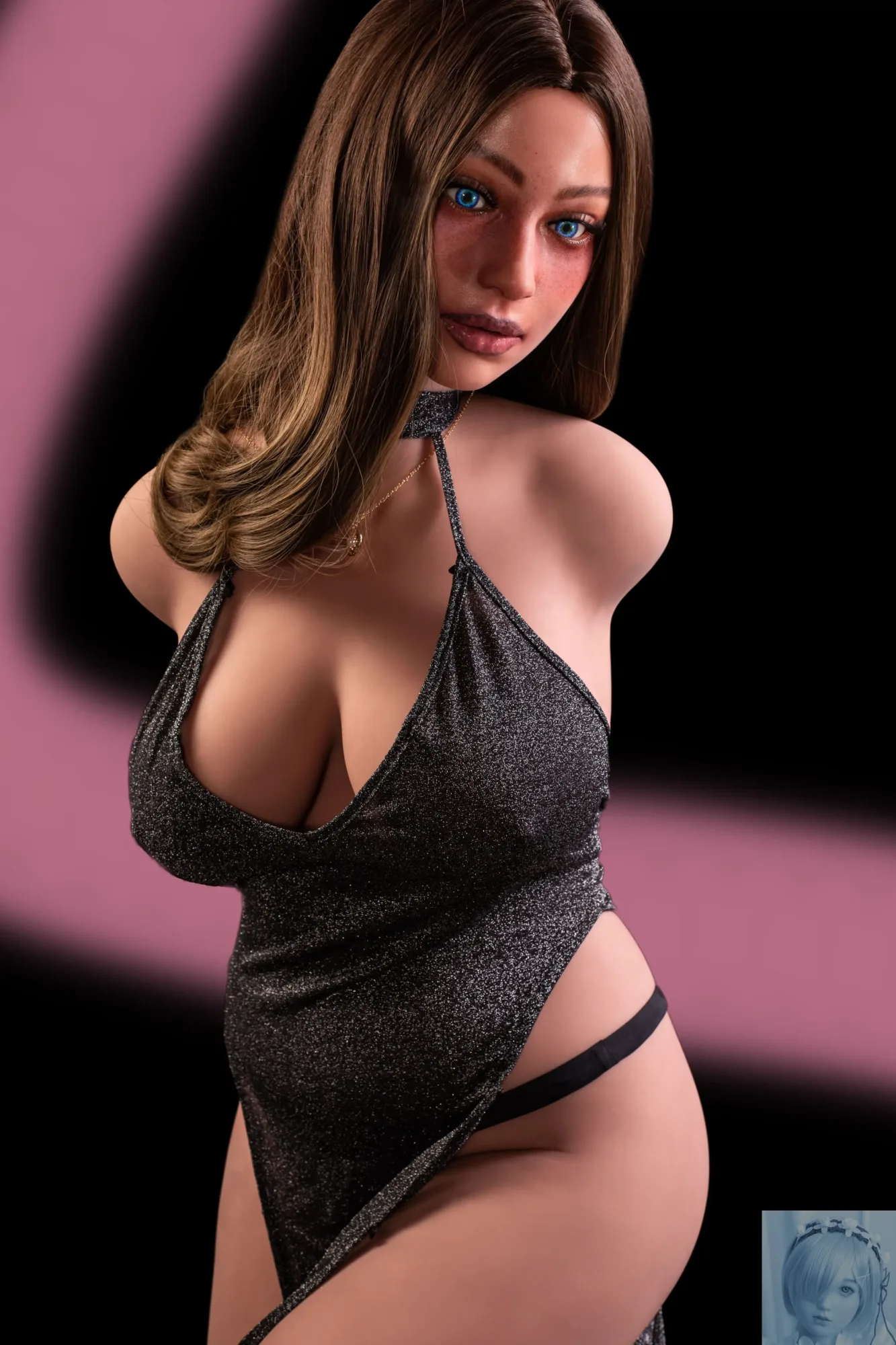 Climax Doll Female TPE Big Boobs BBW Torso Sex Toy 874# with Harriet Silicone Head view 2