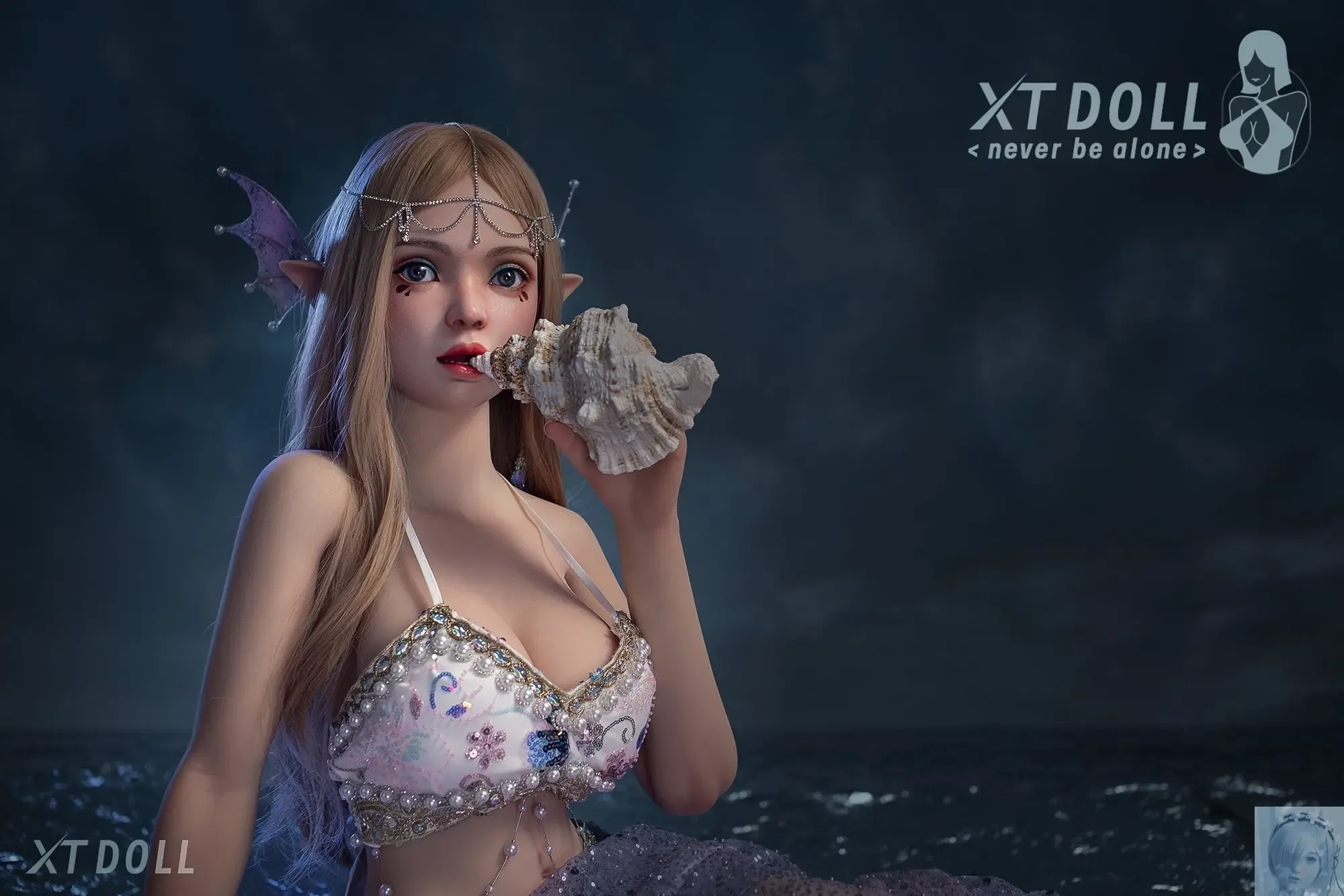 XT Doll 157cm 5ft1 E Cup Seanna Elf TPE+Silicone Sex Doll view 5