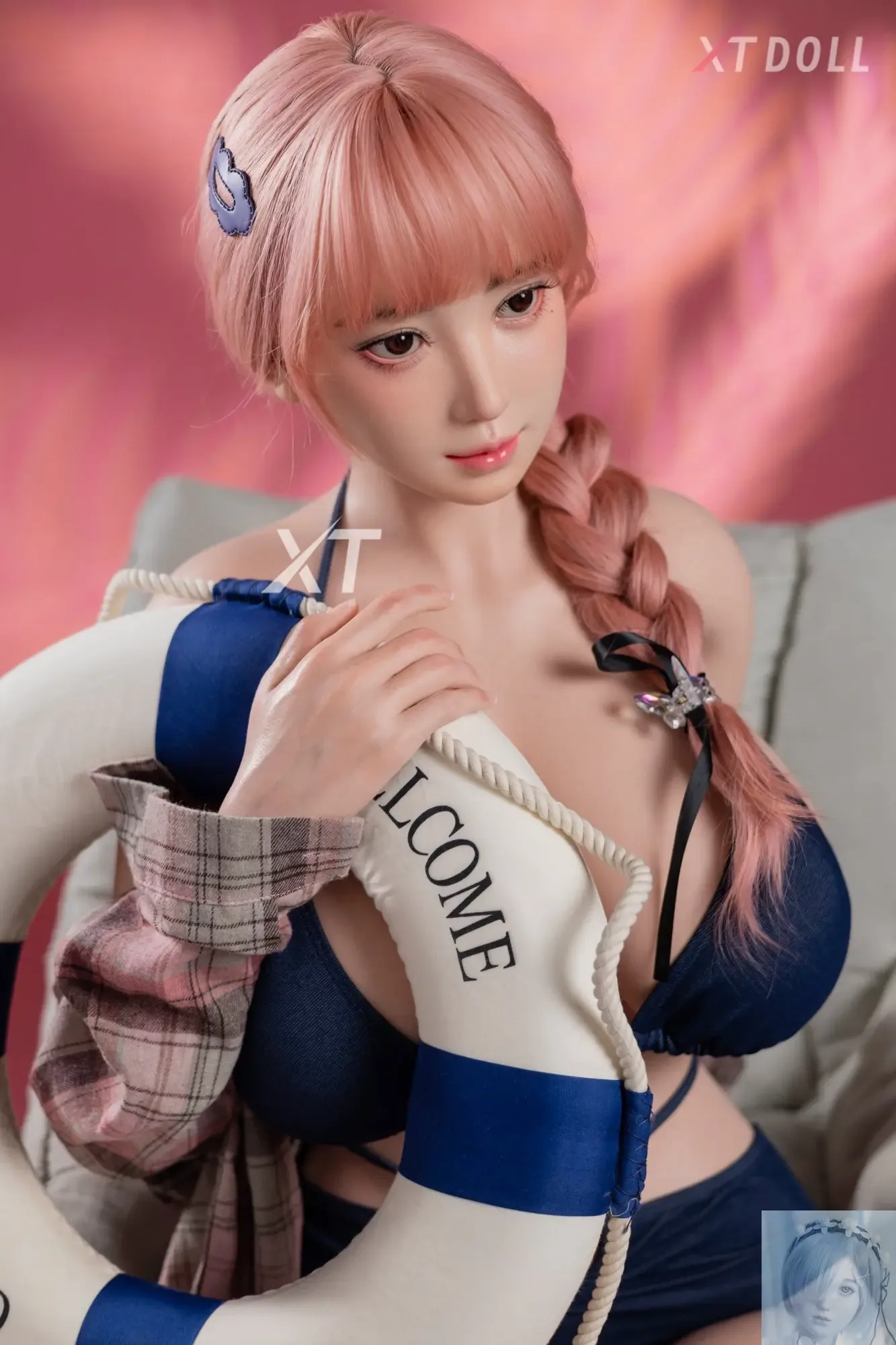 XT Doll 160cm 5ft3 H Cup Grace Silicone Sex Doll view 6