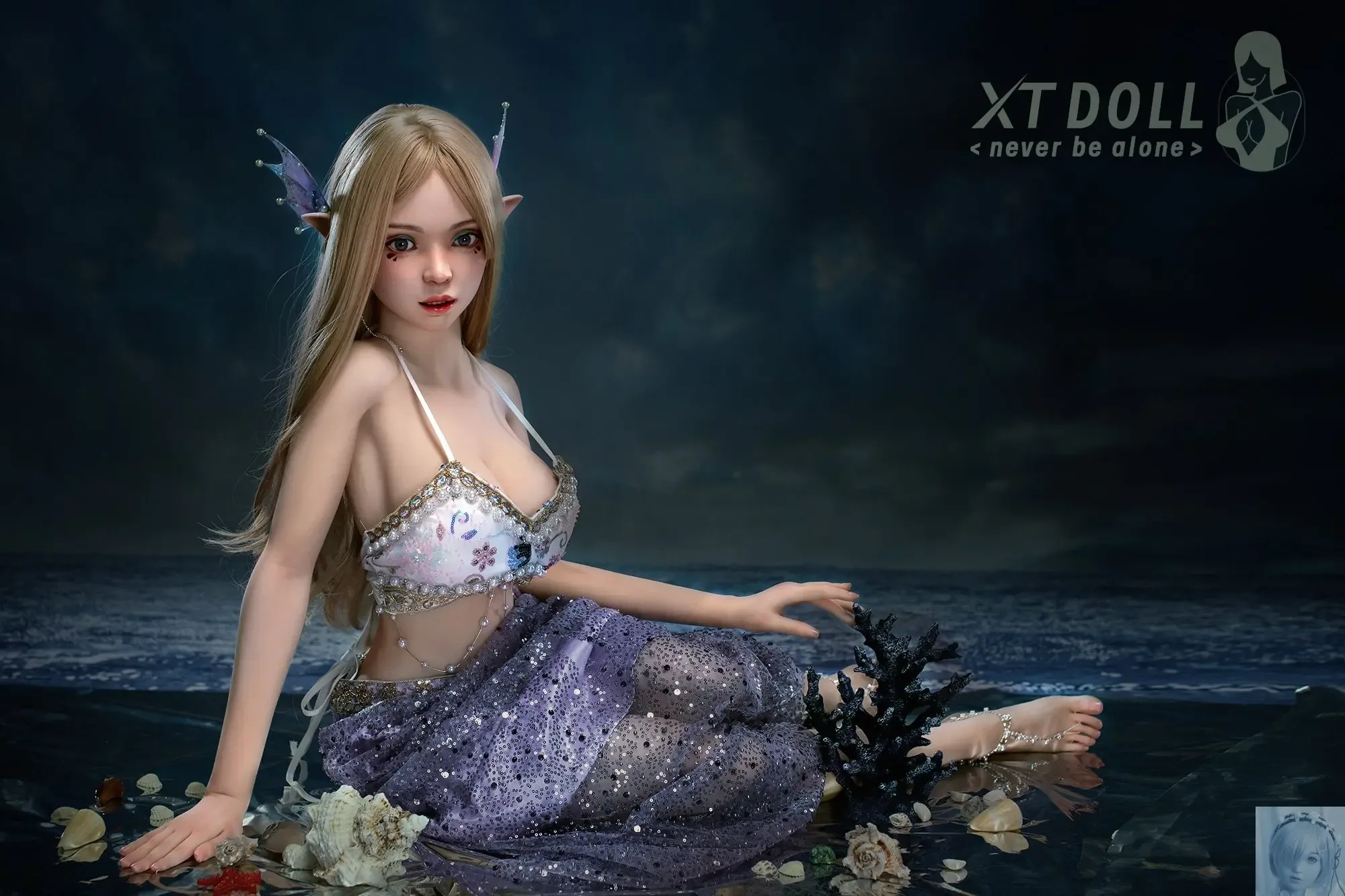 XT Doll 157cm 5ft1 E Cup Seanna Elf TPE+Silicone Sex Doll view 8