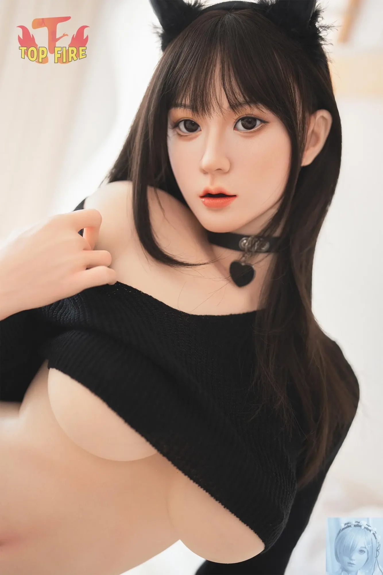 TopFire 158cm D Cup Full Silicone Sex Doll Ann view 7