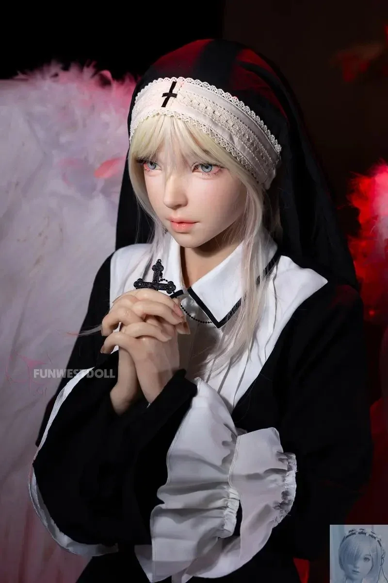 Funwest FS Series 159cm A Cup Full Silicone Sex Doll Giselle Halloween view 2