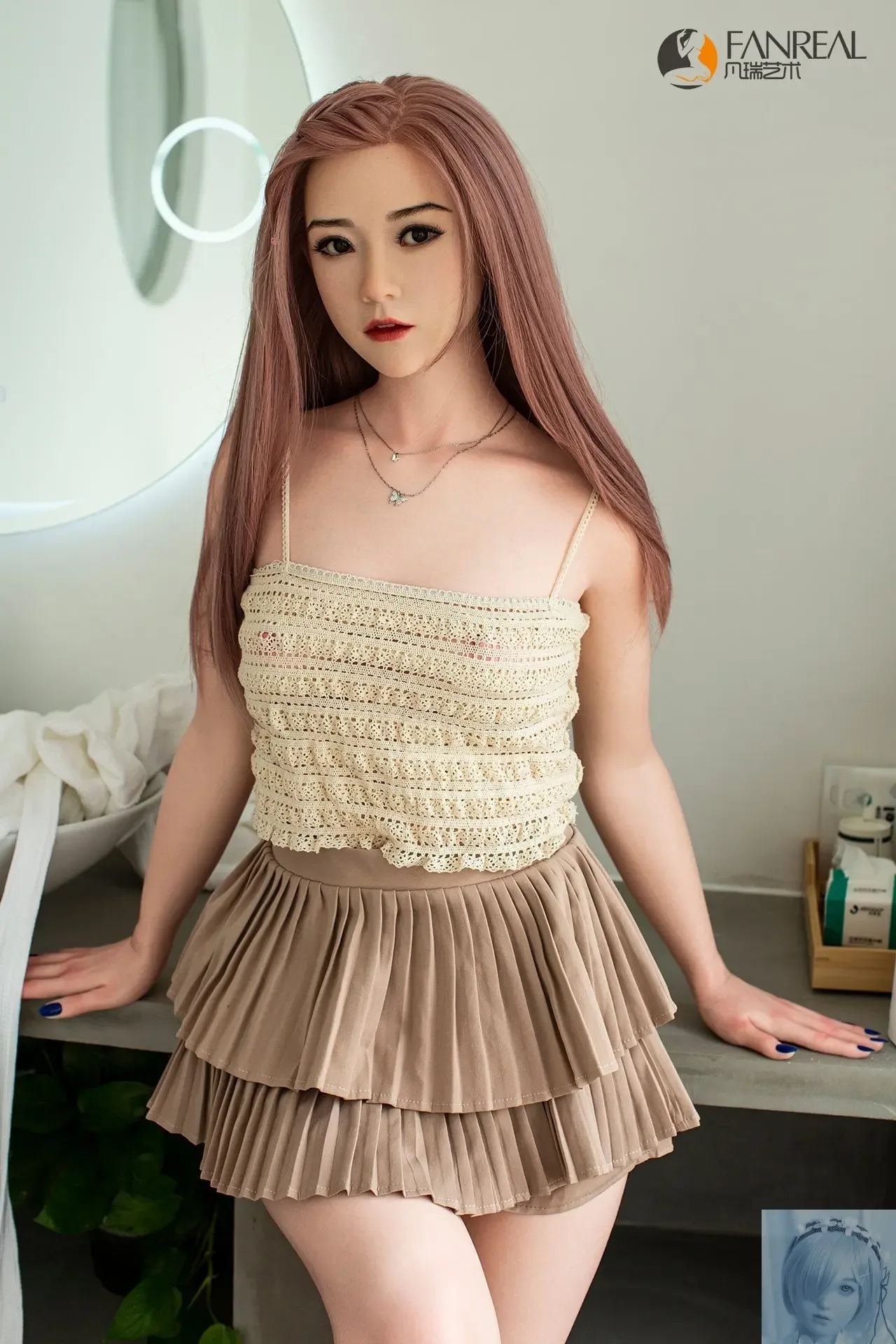 Fanreal 158cm B Cup Silicone Sex Doll Qian Sān