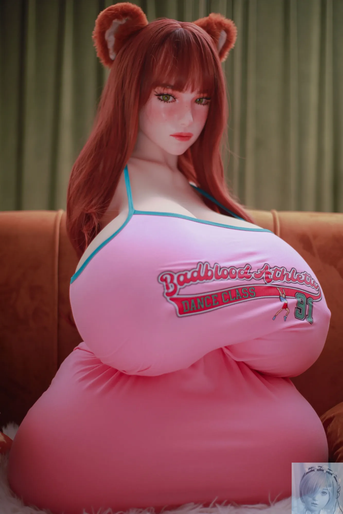 Climax Doll Female BW82 TPE Torso Huge Gel Breast Cinnamon