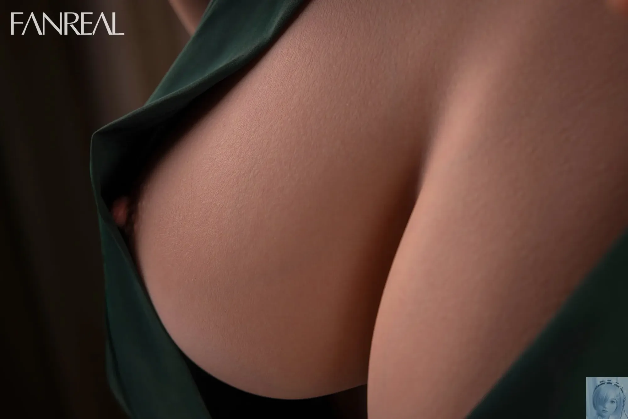 Fanreal 155cm F Cup Silicone Sex Doll Mirella Tan Real Skin ROS view 6