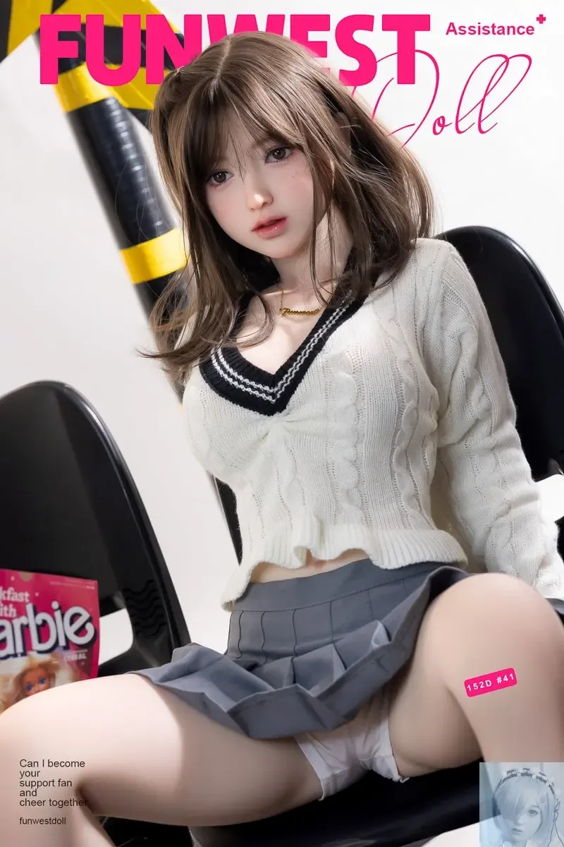 Funwest 152cm D Cup TPE Sex Doll Amy In White view 3