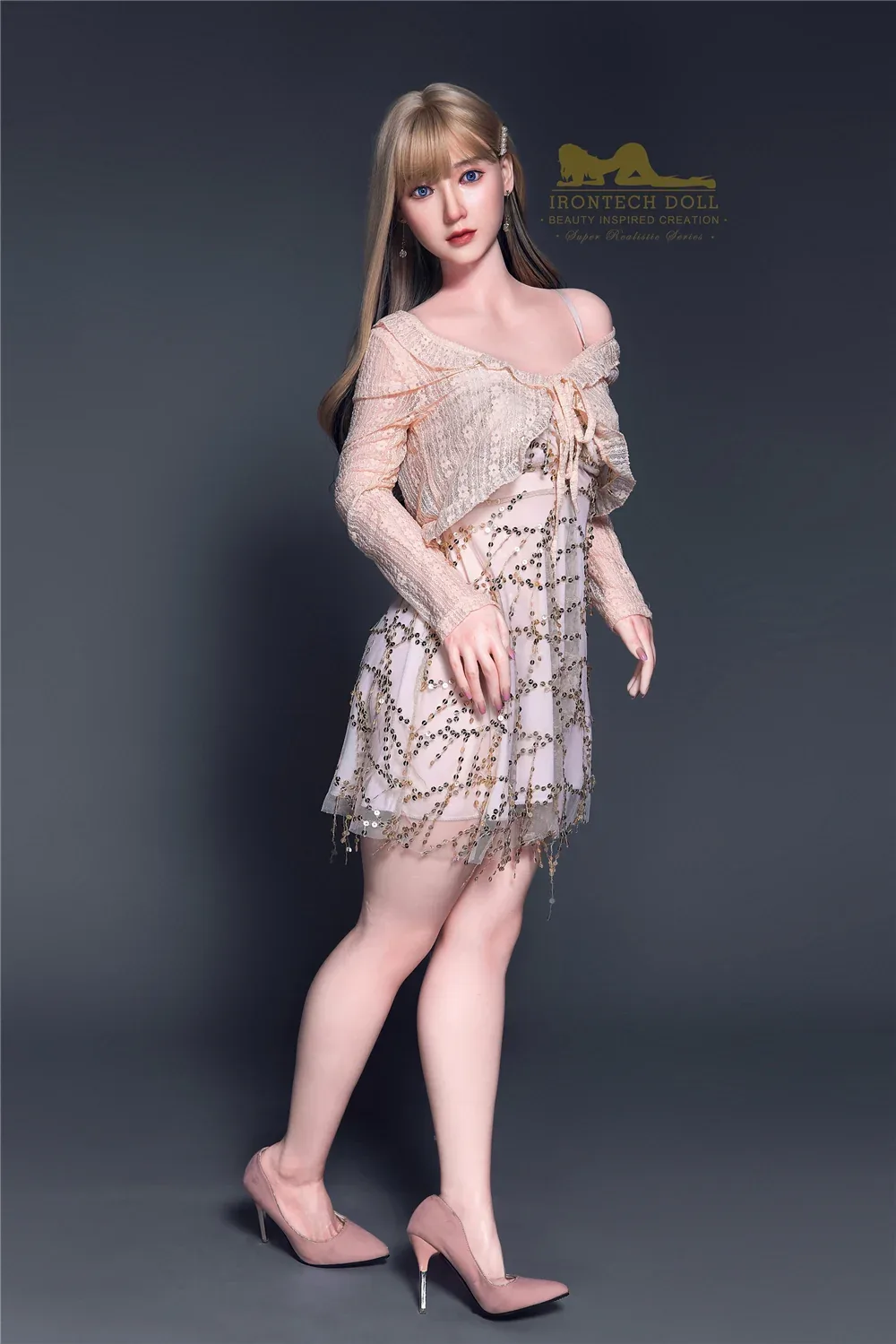 IronTech 152cm Silicone A Cup Sex Doll Candy