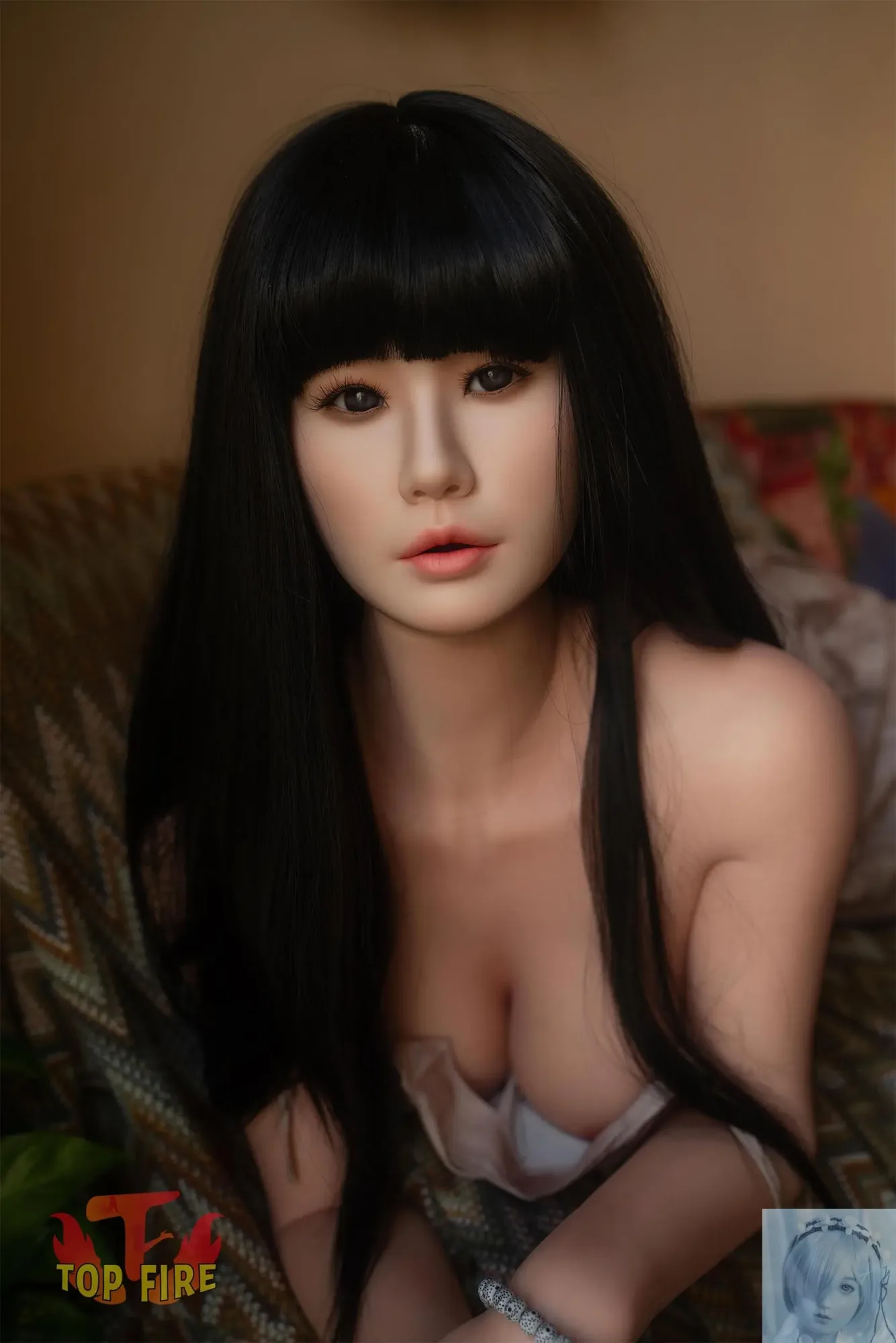 TopFire 158cm D Cup Full Silicone Sex Doll Rose view 7
