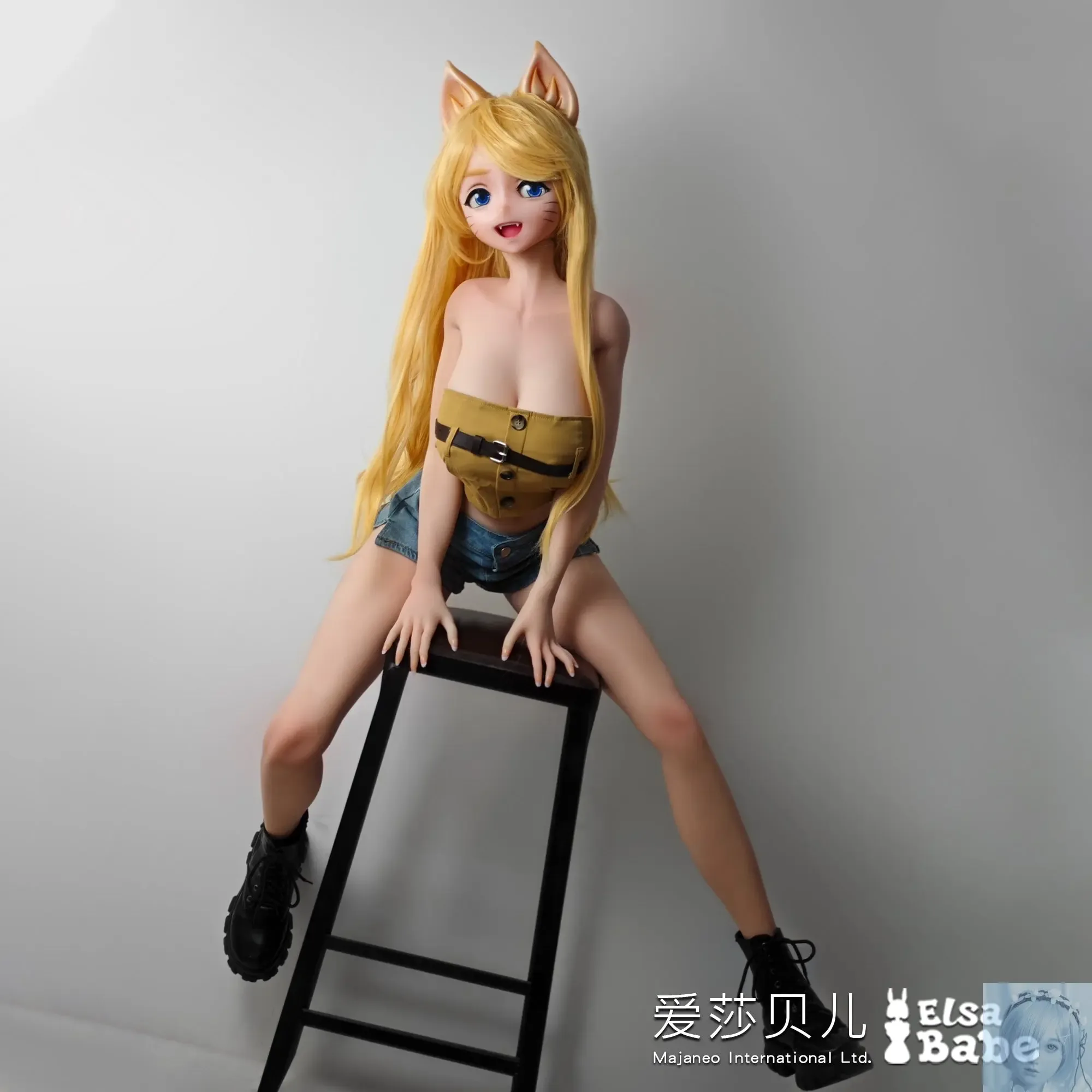 ElsaBabe 125cm 140cm 148cm 150cm 153cm Fantasy Style TPE or Platinum Silicone Sex Doll Kata Motoko view 3