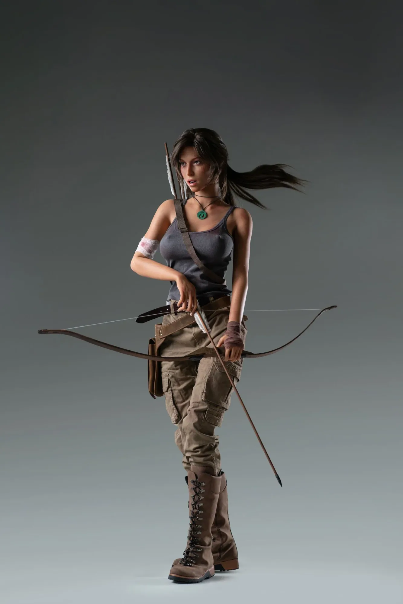 Game Lady Full Silicone 166CM E Cup Lara Dark Tan Skin