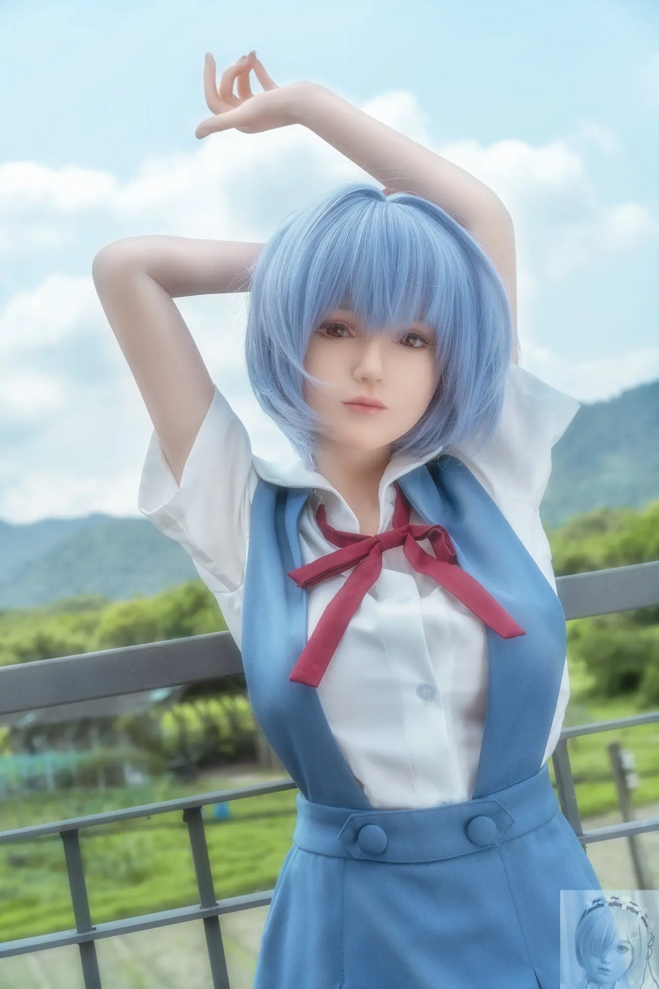 Game Lady Full Silicone 156CM A Cup Rei Ayanami view 4