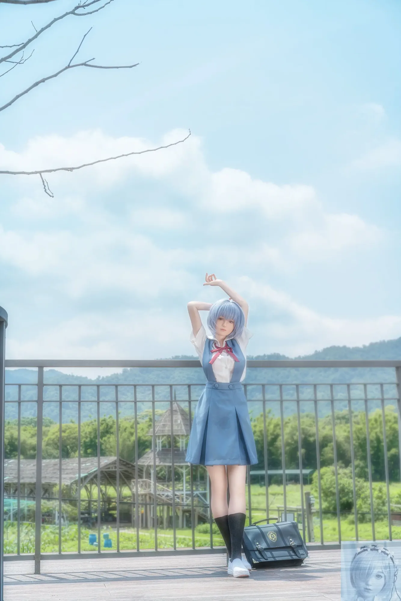 Game Lady Full Silicone 156CM A Cup Rei Ayanami view 6