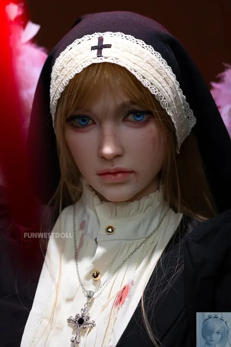 Funwest FS Series 159cm A Cup Full Silicone Sex Doll Bella Halloween view 6