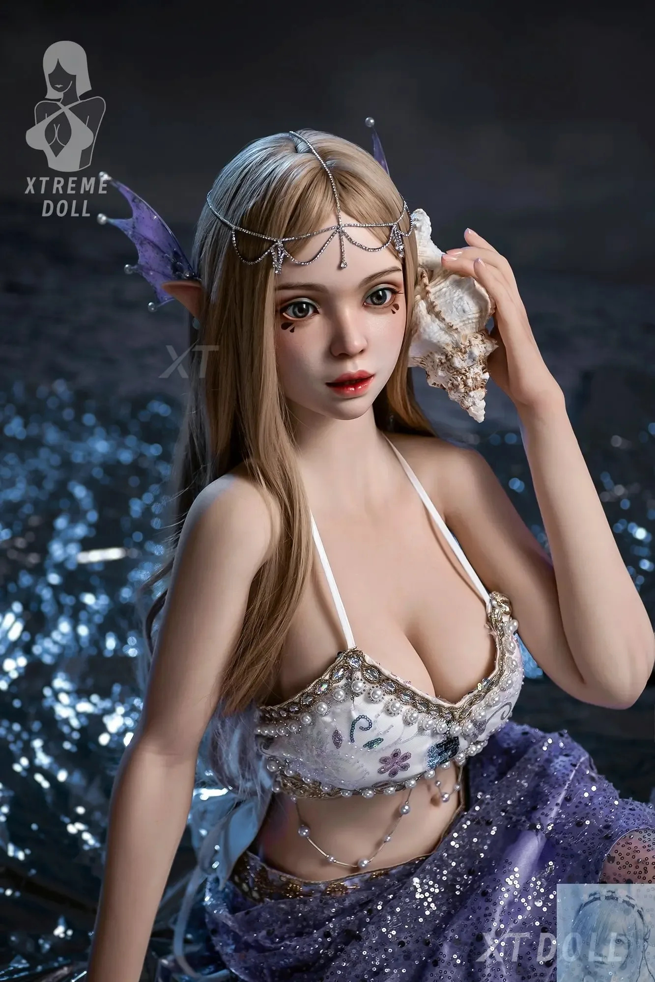 XT Doll 157cm 5ft1 E Cup Seanna Elf TPE+Silicone Sex Doll
