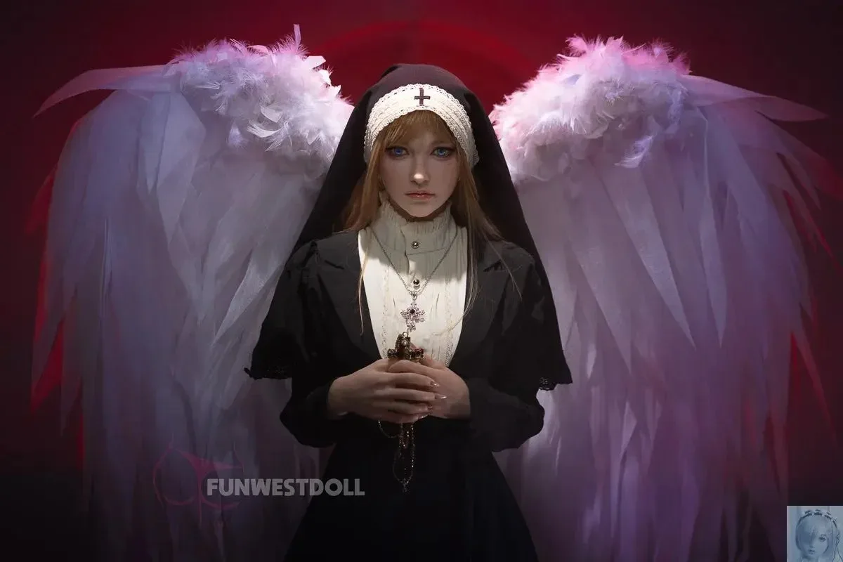 Funwest FS Series 159cm A Cup Full Silicone Sex Doll Bella Halloween view 3