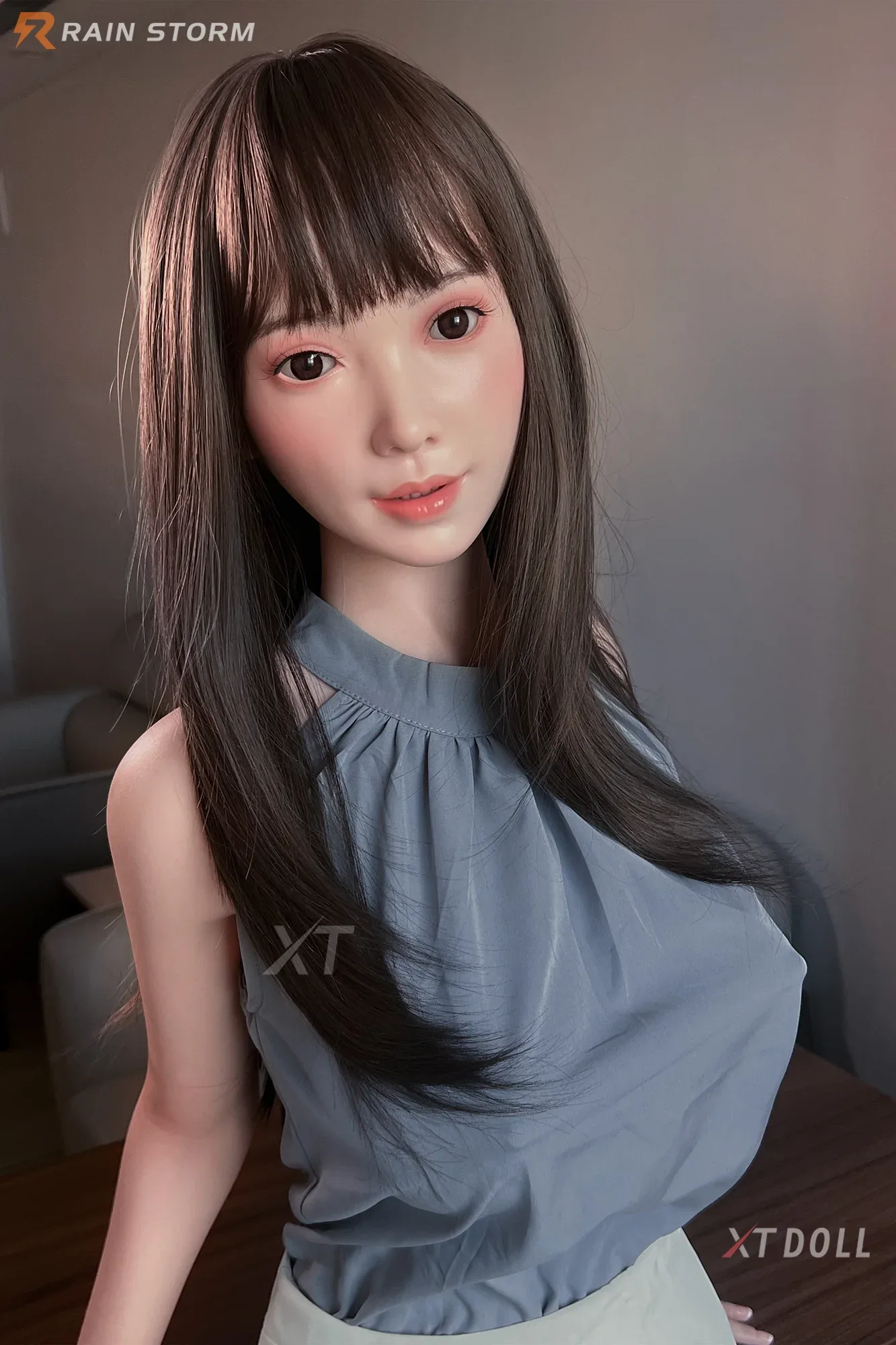 XT Doll 163cm 5ft3 F Cup Miss Bing Silicone Sex Doll view 4