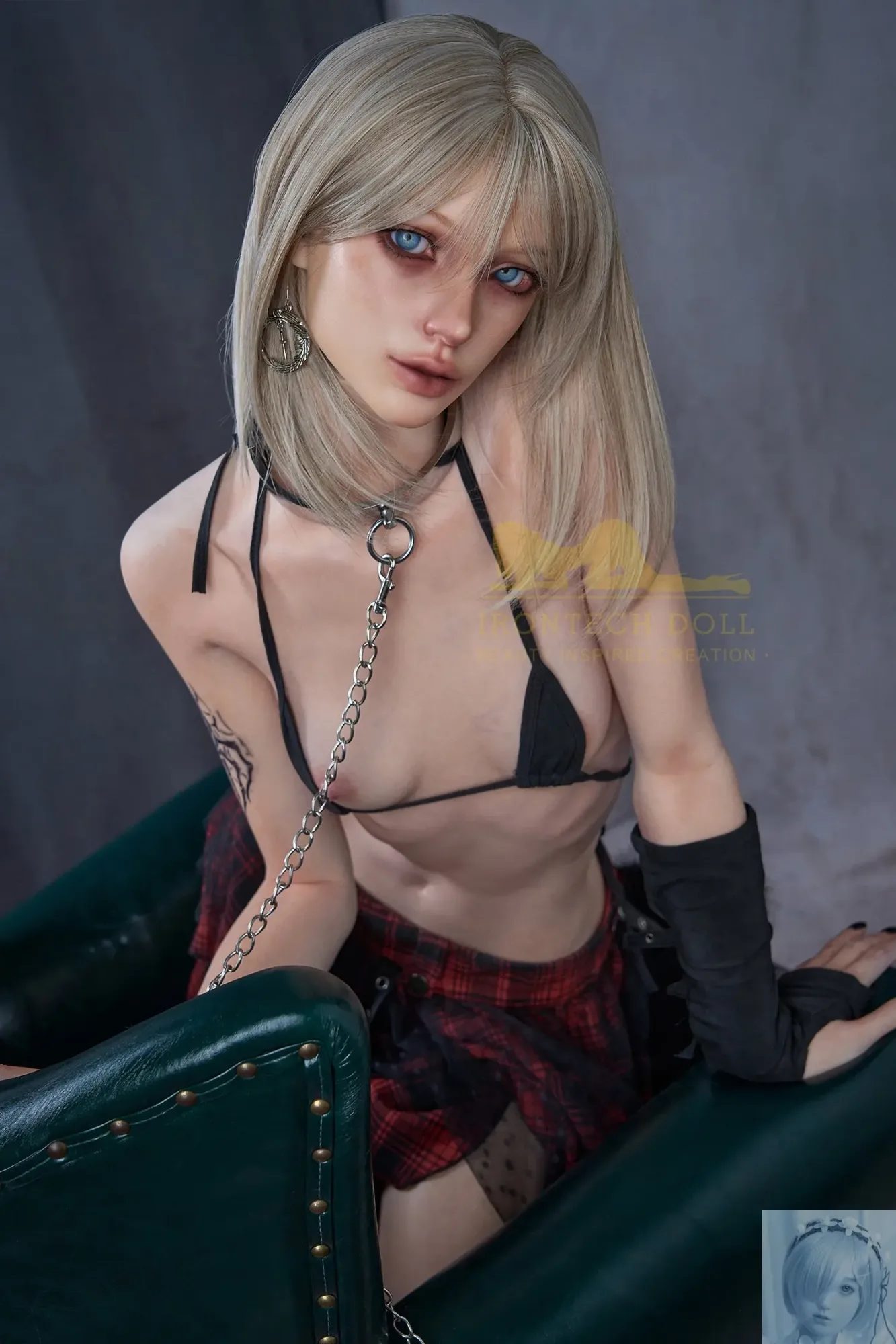 IronTech 161cm Silicone 161M A Cup Sex Doll B1