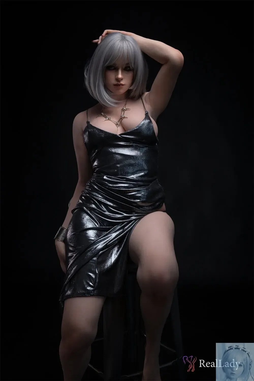 Irontech Real Lady Series 170cm  C Cup Silicone Sex Doll S38 Solo view 7