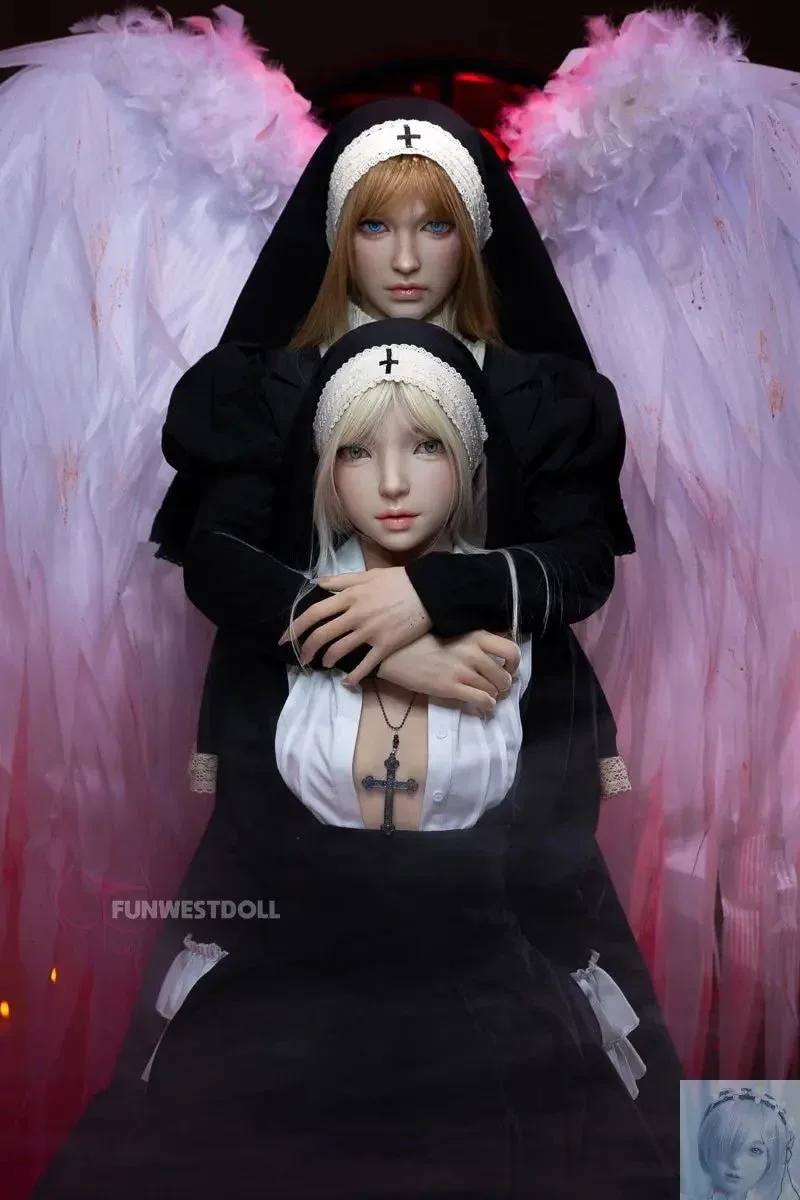 Funwest FS Series 159cm A Cup Full Silicone Sex Doll Giselle Halloween view 4