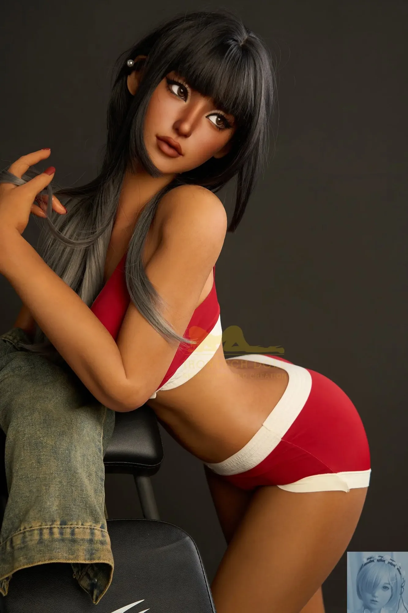 IronTech 161cm Silicone F Cup Sex Doll S14 Dark Tan view 6