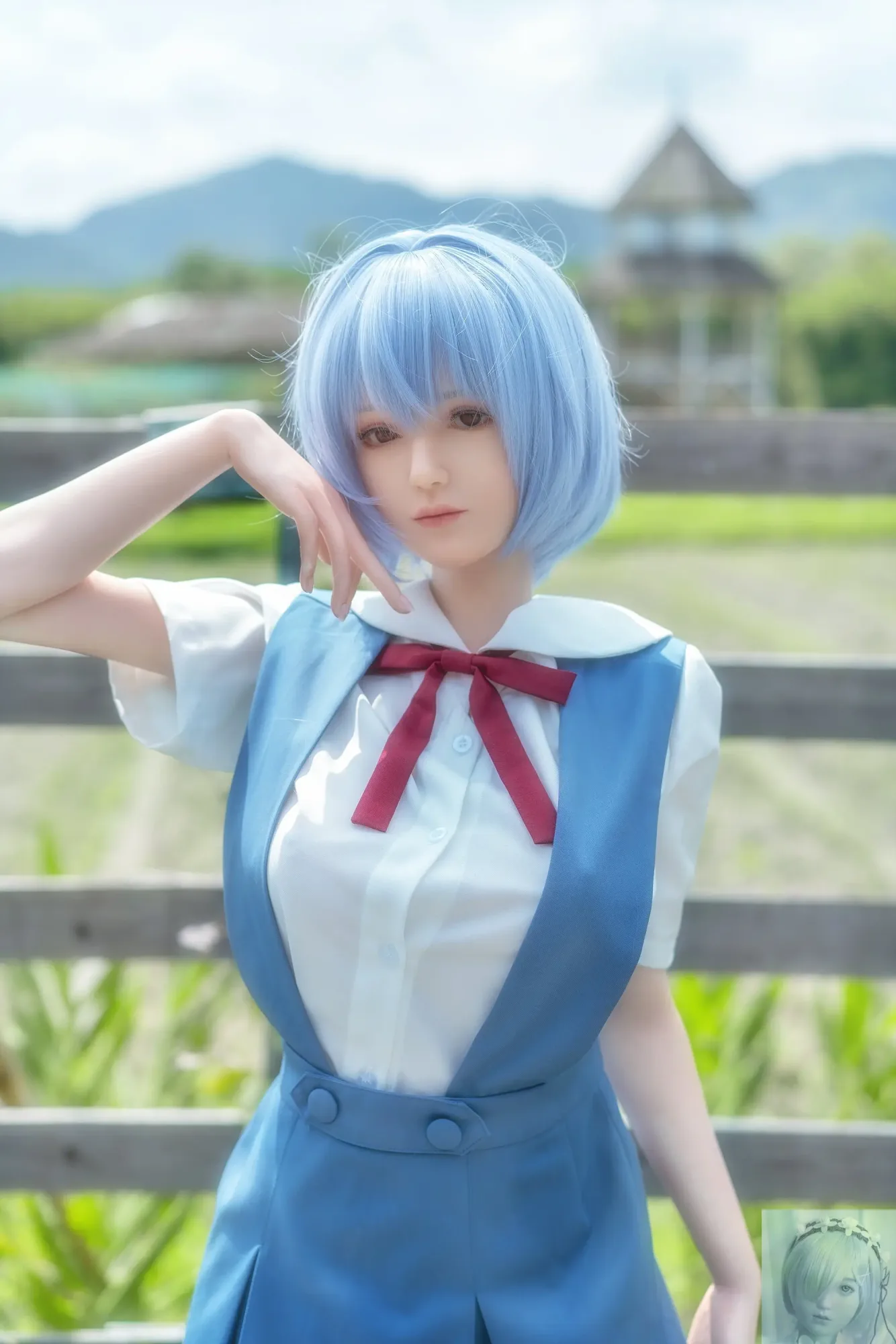 Game Lady Full Silicone 156CM A Cup Rei Ayanami view 2