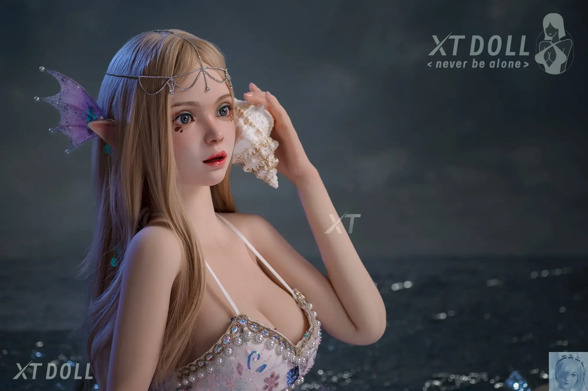 XT Doll 157cm 5ft1 E Cup Seanna Elf TPE+Silicone Sex Doll view 4
