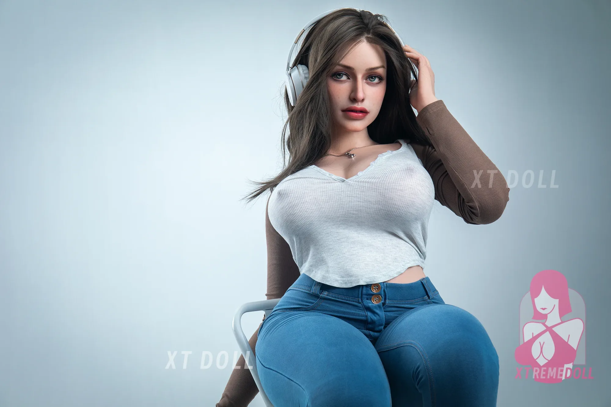 XT Doll 162cm 5ft3 G Cup Everleigh Silicone Sex Doll view 7