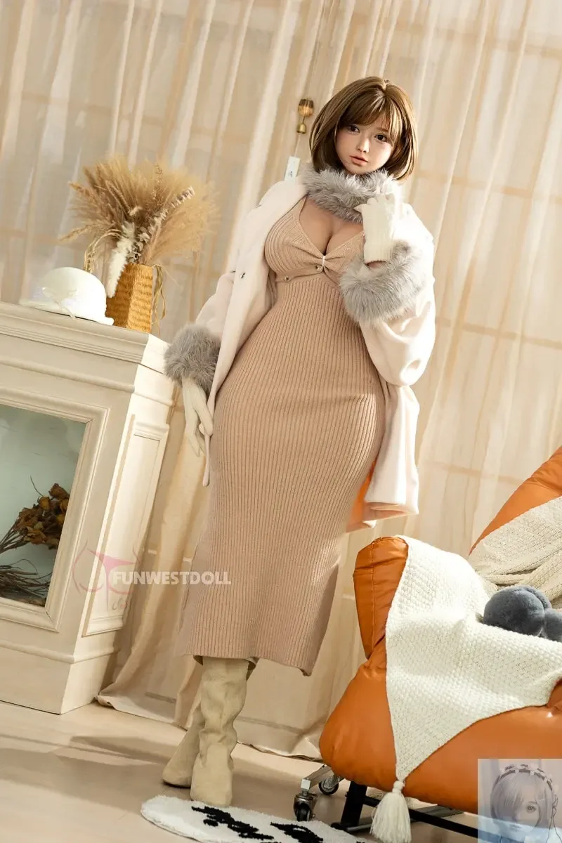 Funwest FS Series 157cm G Cup Full Silicone Sex Doll Amy Real Skin Texture view 6