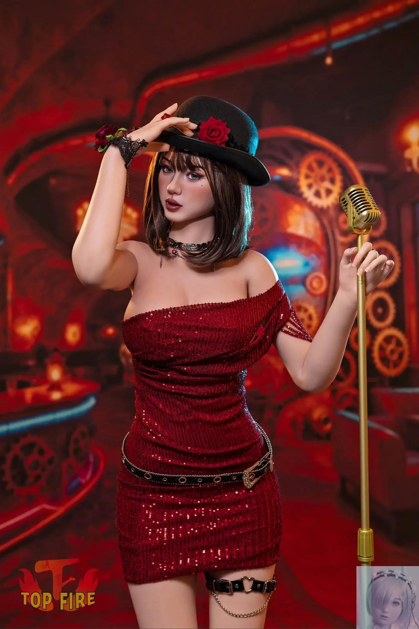 TopFire 165cm C Cup Full Silicone Sex Doll Mika view 5